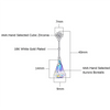 Savlano 14k White Gold Plated Aurora Borealis Austrian Rainbow Multicolor Crystal Tear Drop Cut Stud Dangle Earrings For Women, Girls & Men