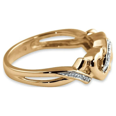 Palm Beach Jewelry Diamond Accent Interlocking Hearts Promise Ring
