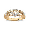 Palm Beach Jewelry Diamond Accent Interlocking Hearts Promise Ring