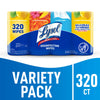 Lysol® Disinfectant Wipes Bundle, Multi-Surface Antibacterial Cleaning Wipes, For Disinfecting & Cleaning, 320 count