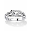 Palm Beach Jewelry Diamond Accent Interlocking Hearts Promise Ring