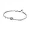 Pandora sparkling halo tennis bracelet