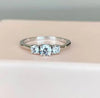 engagement Triple stone ring