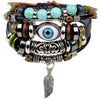 Unisex Leather Wristband Bracelet