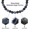 JSJOY Black Beaded Bracelets for Men Boys Bracelet