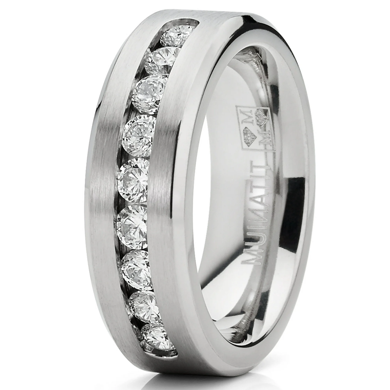 Metal Masters 8 MM Men's Titanium ring wedding band